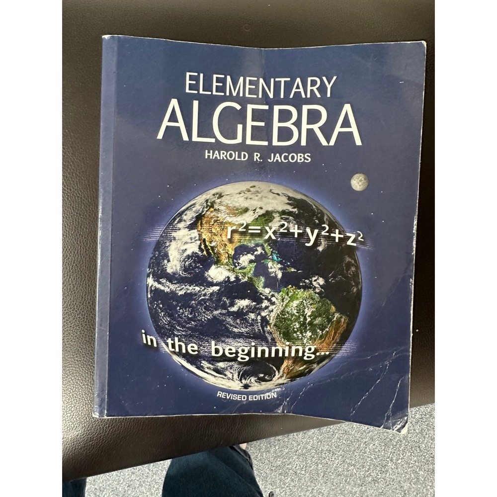 Elementary Algebra Harold R Jacobs Revised Master Books Homeschool Textbook